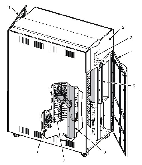 Sun StorEdge L180 Exploded View
                    