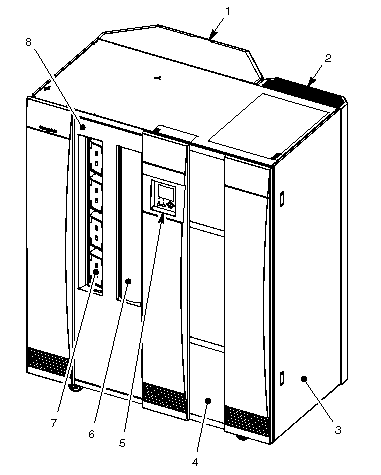 Sun StorEdge L700, RoHS:YL Exploded View
                    