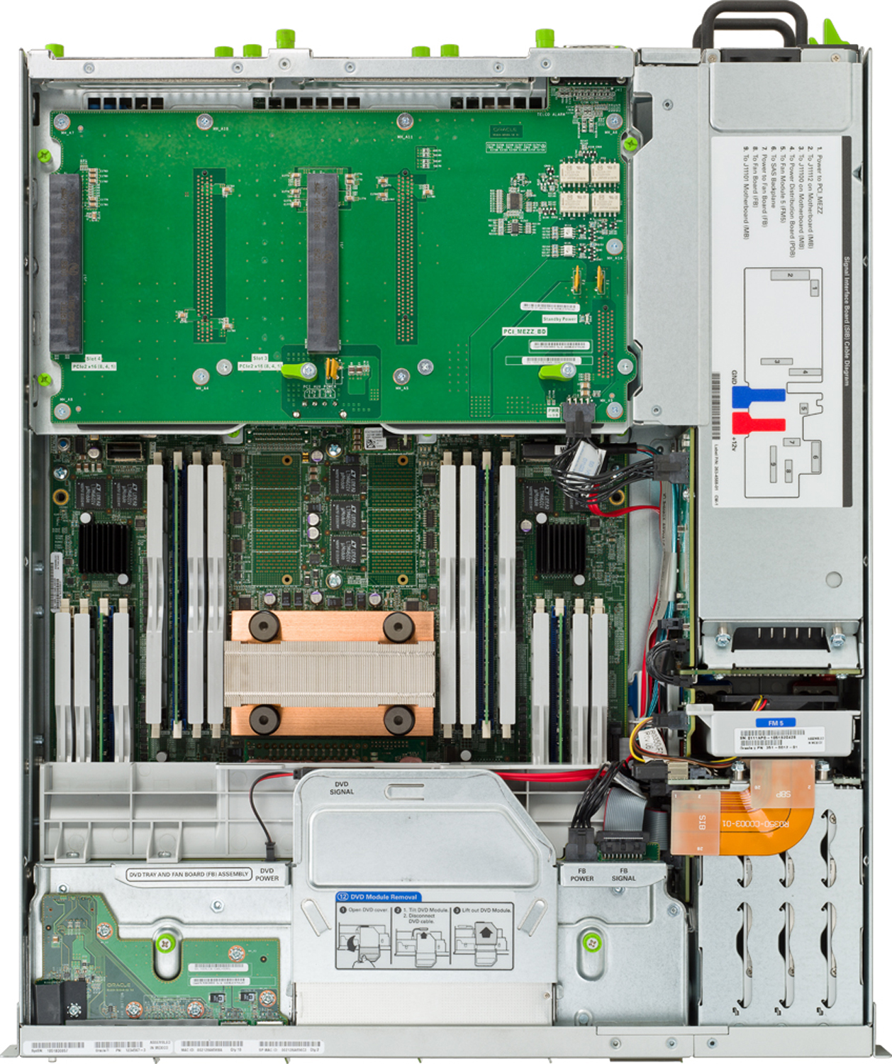 Netra SPARC T3-1 Top Zoom