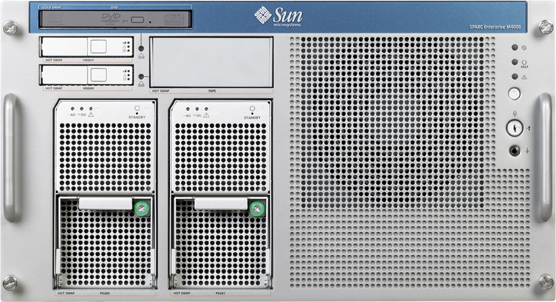 Sun SPARC Enterprise M4000, RoHS:YL Front Zoom
