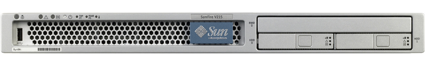 Sun Fire V215, RoHS:YL Front Zoom