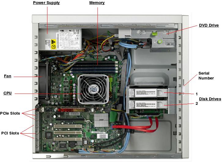 Sun Ultra 20 M2 Workstation, RoHS:Y Left Open Callout